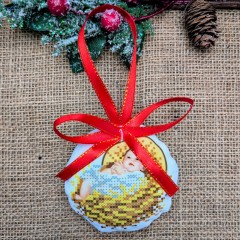 СК-6531 - новорічна іграшка під вишивку "Малятко Ісус"