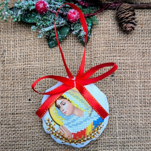 СК-6532 - новорічна іграшка під вишивку "Пресвята Марія"
