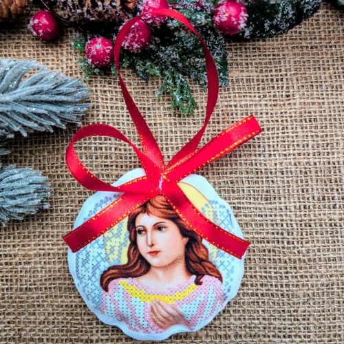 СК-6543 - новорічна іграшка під вишивку "Ангел Світла"