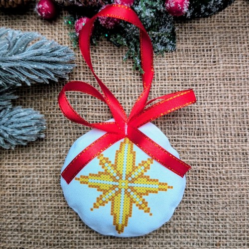 СК-6544 - новорічна іграшка під вишивку "Вифлеємська зірка"