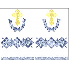 СК-7202 - рушник на аналой під Євангеліє для вишивки "Благодатний орнамент"