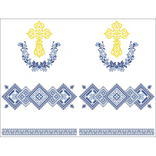 СК-7202 - рушник на аналой під Євангеліє для вишивки "Благодатний орнамент"