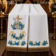 СК-7207-2 - рушник на аналой під Євангеліє для вишивки "Блакитні троянди благодаті"