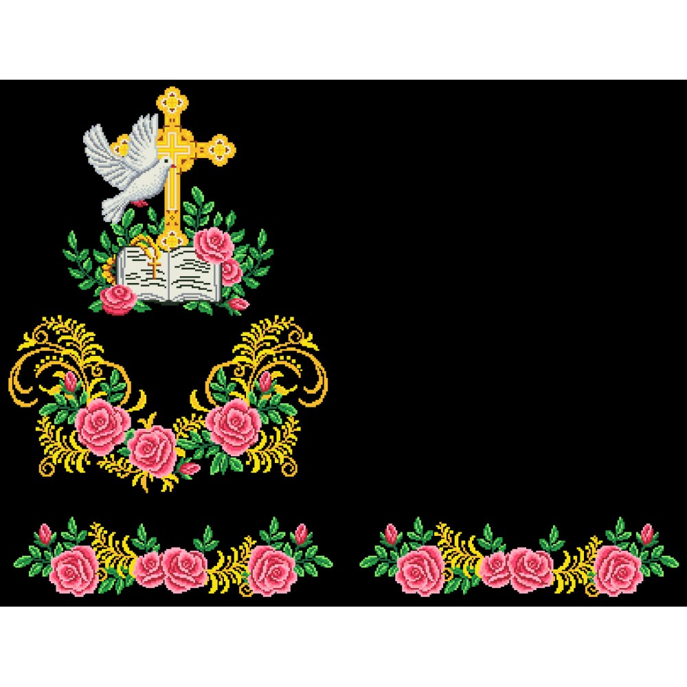 СК-7207 - рушник на аналой під Євангеліє для вишивки "Троянди благодаті"