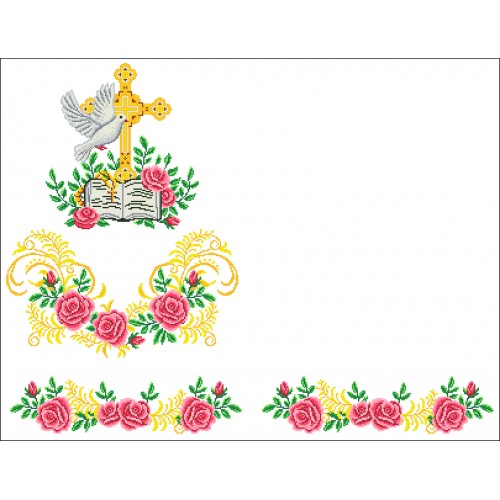 СК-7207 - рушник на аналой під Євангеліє для вишивки "Троянди благодаті"