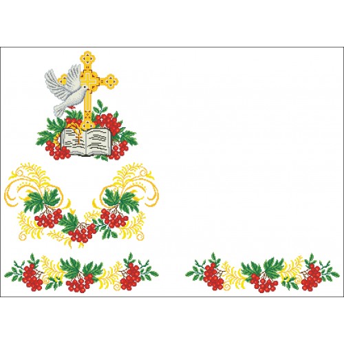 СК-7210 - рушник на аналой під Євангеліє для вишивки "Калина благодаті"
