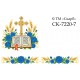 СК-7220-7 - рушник на аналой під Євангеліє для вишивки "Блакитні троянди Божої слави"
