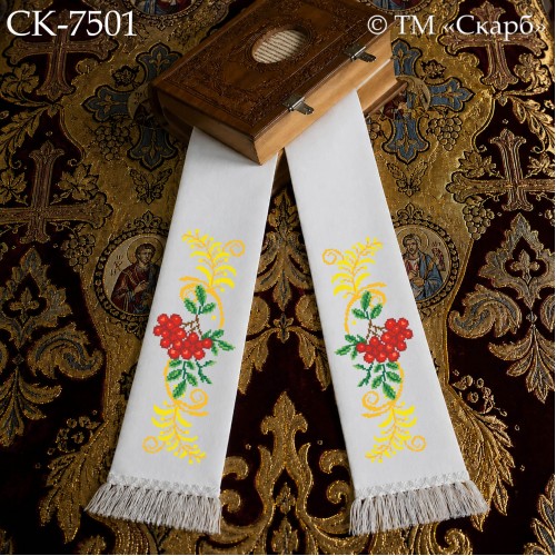 СК-7501 - закладка для Євангеліє під вишивку "Калина благодаті"
