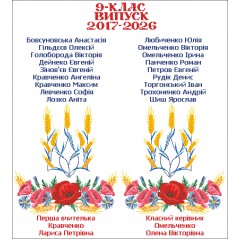 СК-9551 - шкільний рушник під вишивку "Польовий букет" (варіант 2)