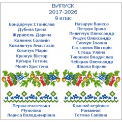 СК-9556 - шкільний рушник під вишивку "Символ мужності та краси" (варіант 3)