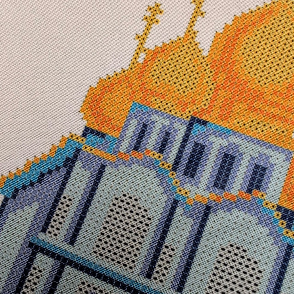 СКН-766 "Біля церкви". Набір для вишивки бісером