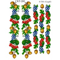 СКТ-200 термоналіпка під вишивку "Символи мужності та краси"