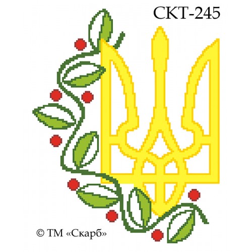СКТ-245 термоналіпка під вишивку "Символ життя"