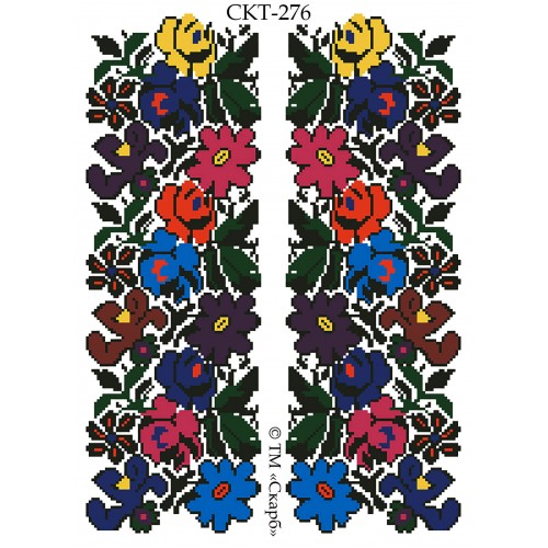 СКТ-276 - термоналіпка під вишивку "Борщівські узори" (варіант 11)