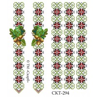 СКТ-294 - термоналіпка під вишивку "Дубки з орнаментом"