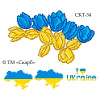СКТ-34 термоналіпка під вишивку "Квітуча Україна"