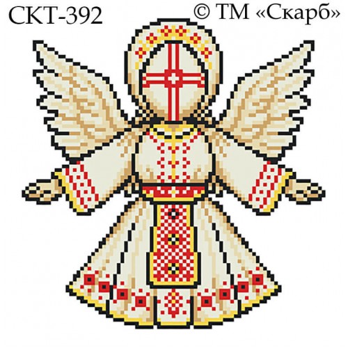 СКТ-392 - термоналіпка під вишивку "Мотанка. Берегиня миру"