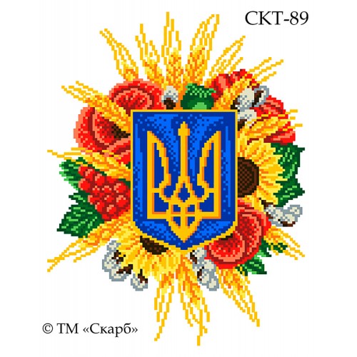 СКТ-89 термоналіпка під вишивку "Багатство Рідної Землі"