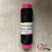 Нитка для бісеру Tytan №100 Ariadna 100 м. (чорна)