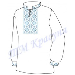 Заготовка чоловічої вишиванки "Типовий орнамент"