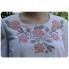 Заготовка жіночої сорочки з нанесеним малюнком під вишивку "Троянди з маминого саду"